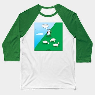 Mountain Climbing Sheep Baseball T-Shirt